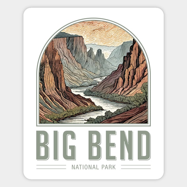 Big Bend National Park Magnet by Curious World